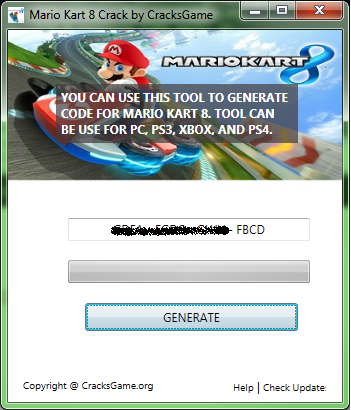Mario Kart 8 Key Generator