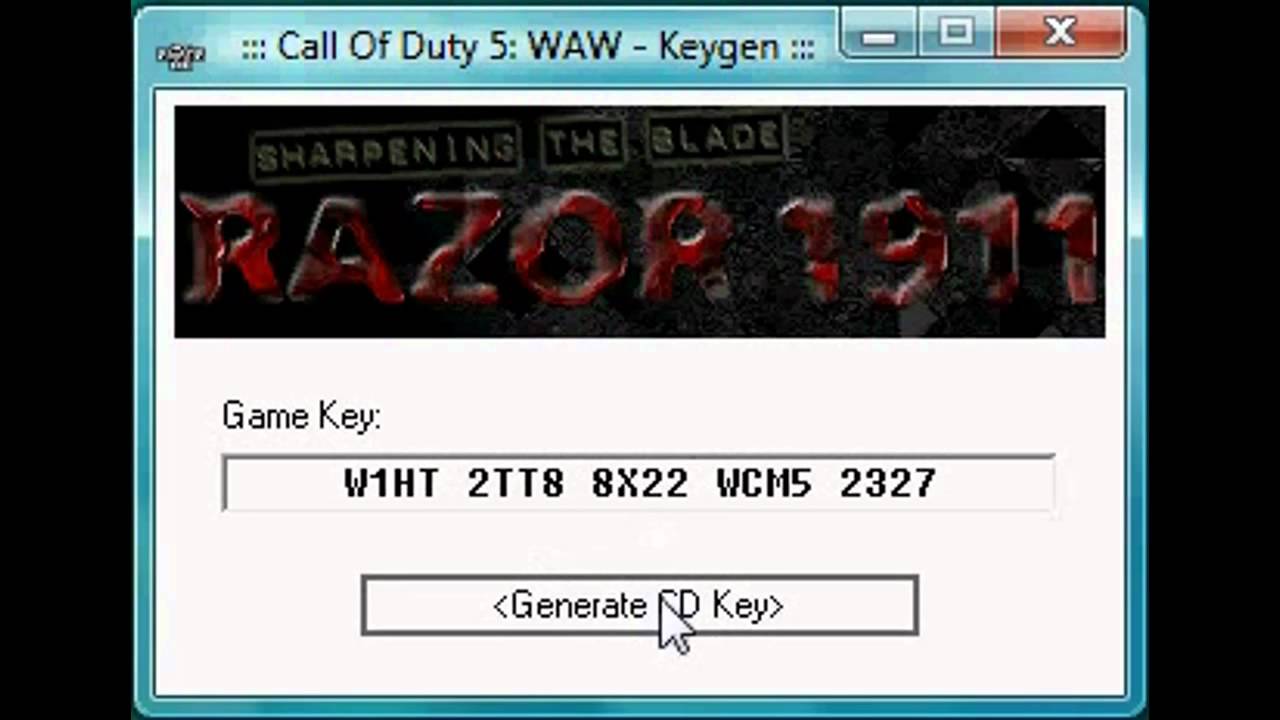 Call Of Duty World At War Key Generator